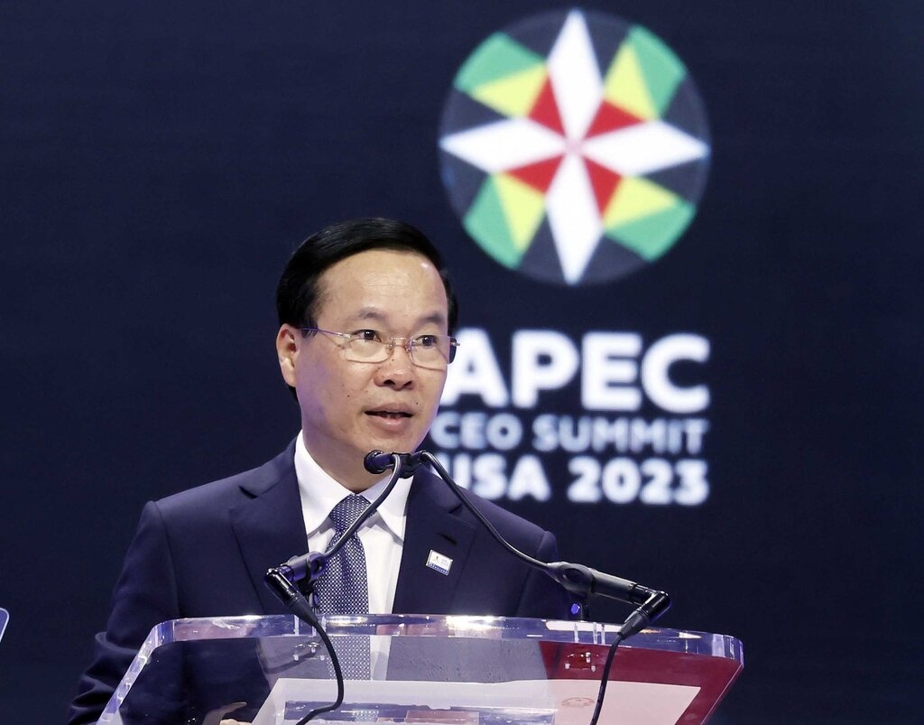 Thông điệp của Chủ tịch nước Võ Văn Thưởng tại Hội nghị Thượng đỉnh doanh nghiệp APEC