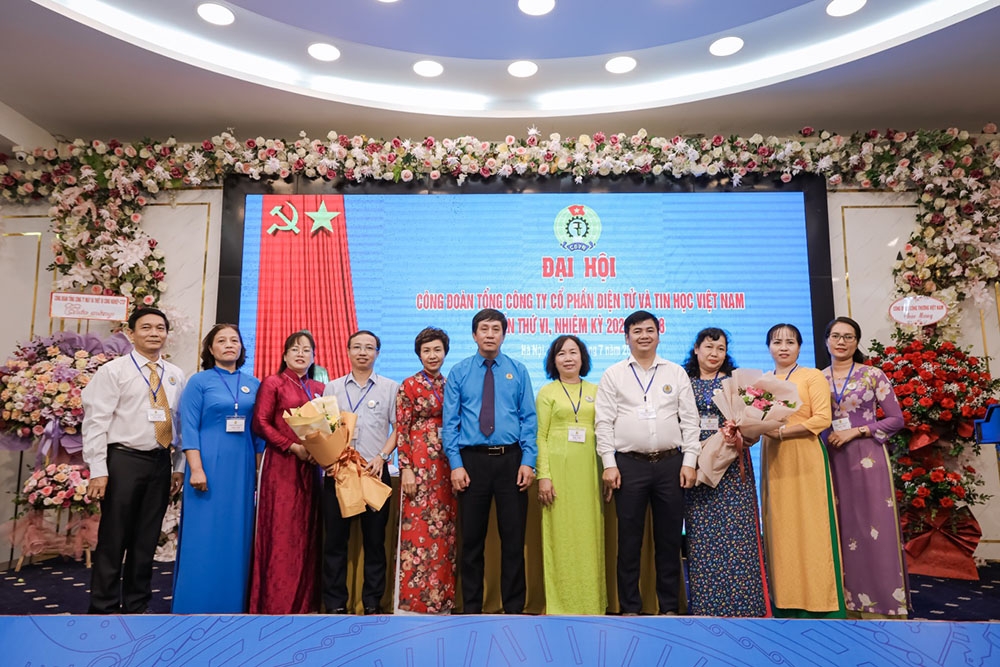 Công đoàn Tổng công ty cổ phần Tin học và Điện tử Việt Nam Tổ chức thành công Đại hội Công đoàn lần thứ VI, nhiệm kỳ 2023 - 2028