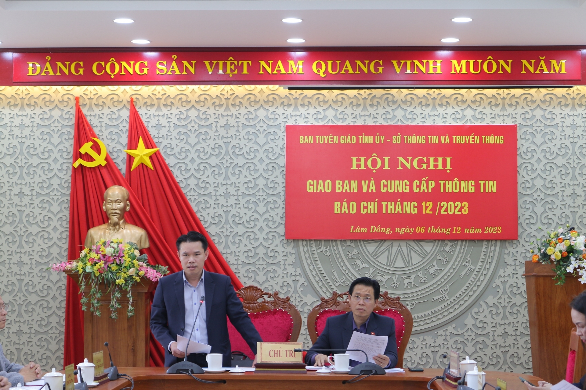 Lâm Đồng: Hội nghị giao ban báo chí tháng 12 năm 2023