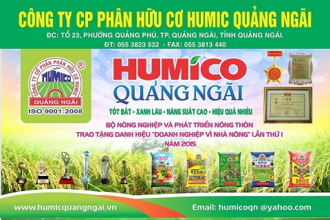 Humic Quảng Ngãi: Nâng cao chất lượng sản phẩm, hướng tới nền nông nghiệp sạch, bền vững