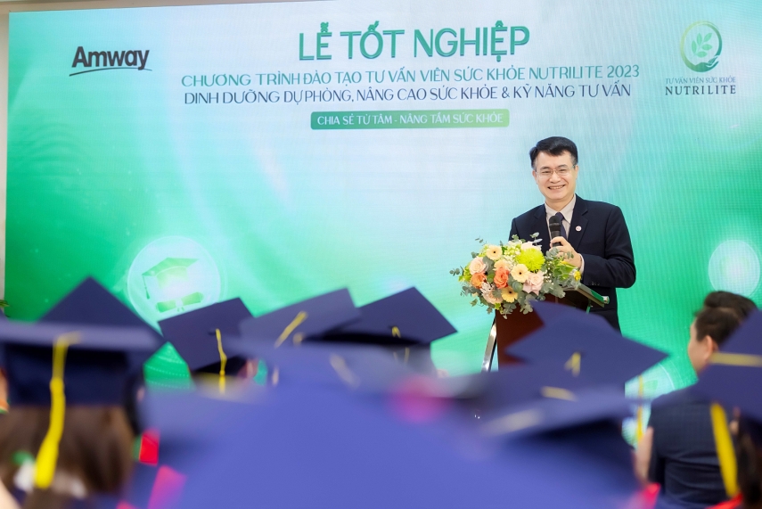 182 học viên tốt nghiệp Tư vấn viên Sức khỏe Dinh dưỡng Nutrilite 2023