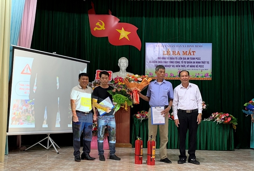 Xã Bình Minh: Chú trọng thực hiện tốt nhiêm vụ quốc phòng, an ninh