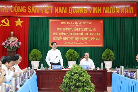 Bà Rịa-Vũng Tàu: Huyện Long Điền và Đất Đỏ huy động nguồn lực để triển khai các dự án trọng điểm