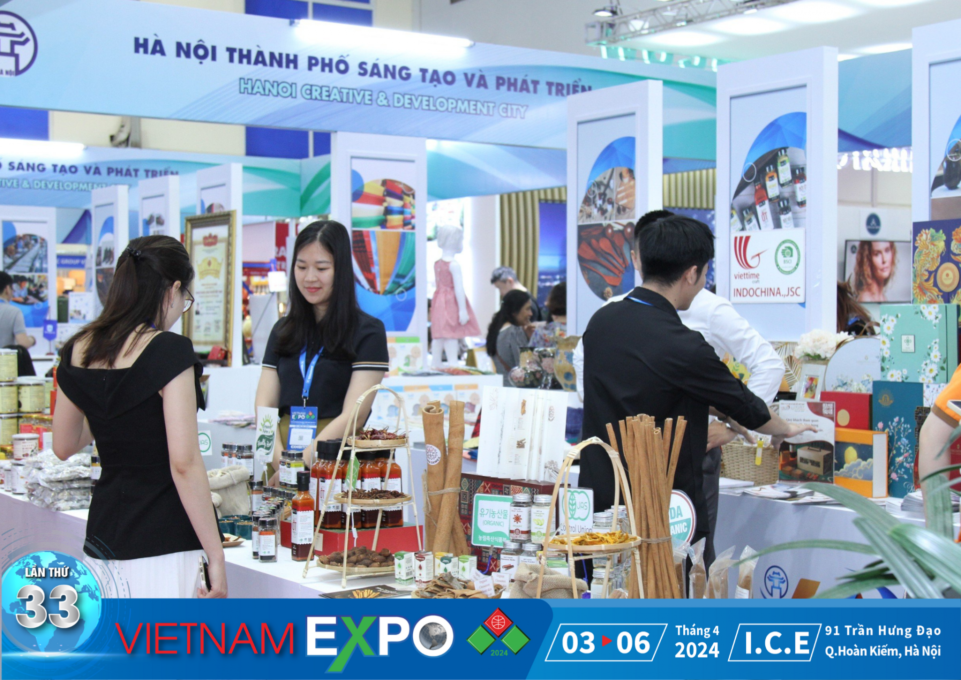 550 gian hàng sẽ được trưng bày tại Hội chợ Thương mại Quốc tế Việt Nam lần thứ 33