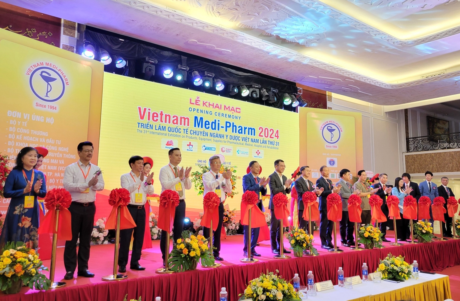 Khai mạc Triển lãm Quốc tế chuyên ngành Y Dược Việt Nam lần thứ 31 tại Hà Nội