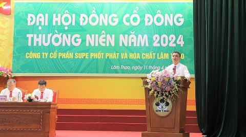 Supe Lâm Thao: Mục tiêu lợi nhuận trước thuế 136 tỷ đồng năm 2024