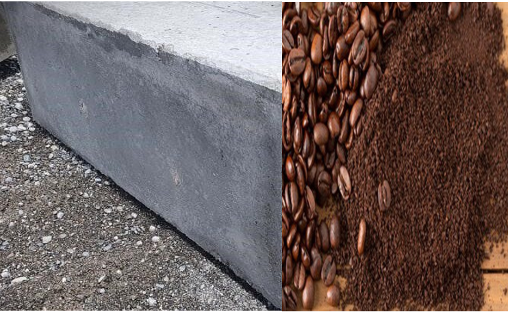 Thêm bã cà phê vào sản xuất bê tông - tăng độ bền, bớt rác thải