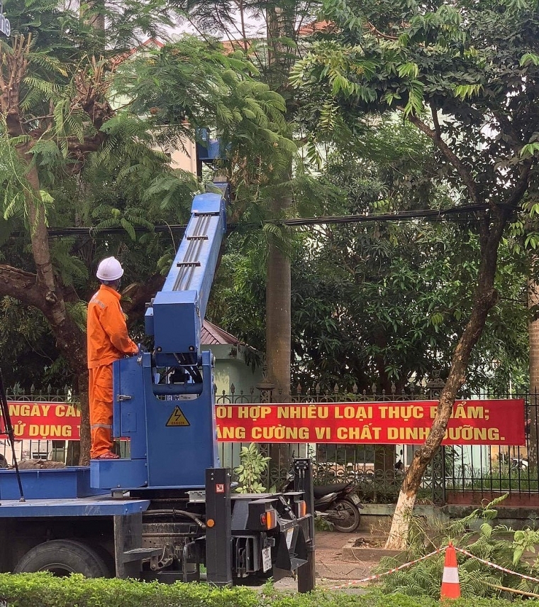 PC Hà Nam tăng cường công tác đảm bảo an toàn hành lang lưới điện