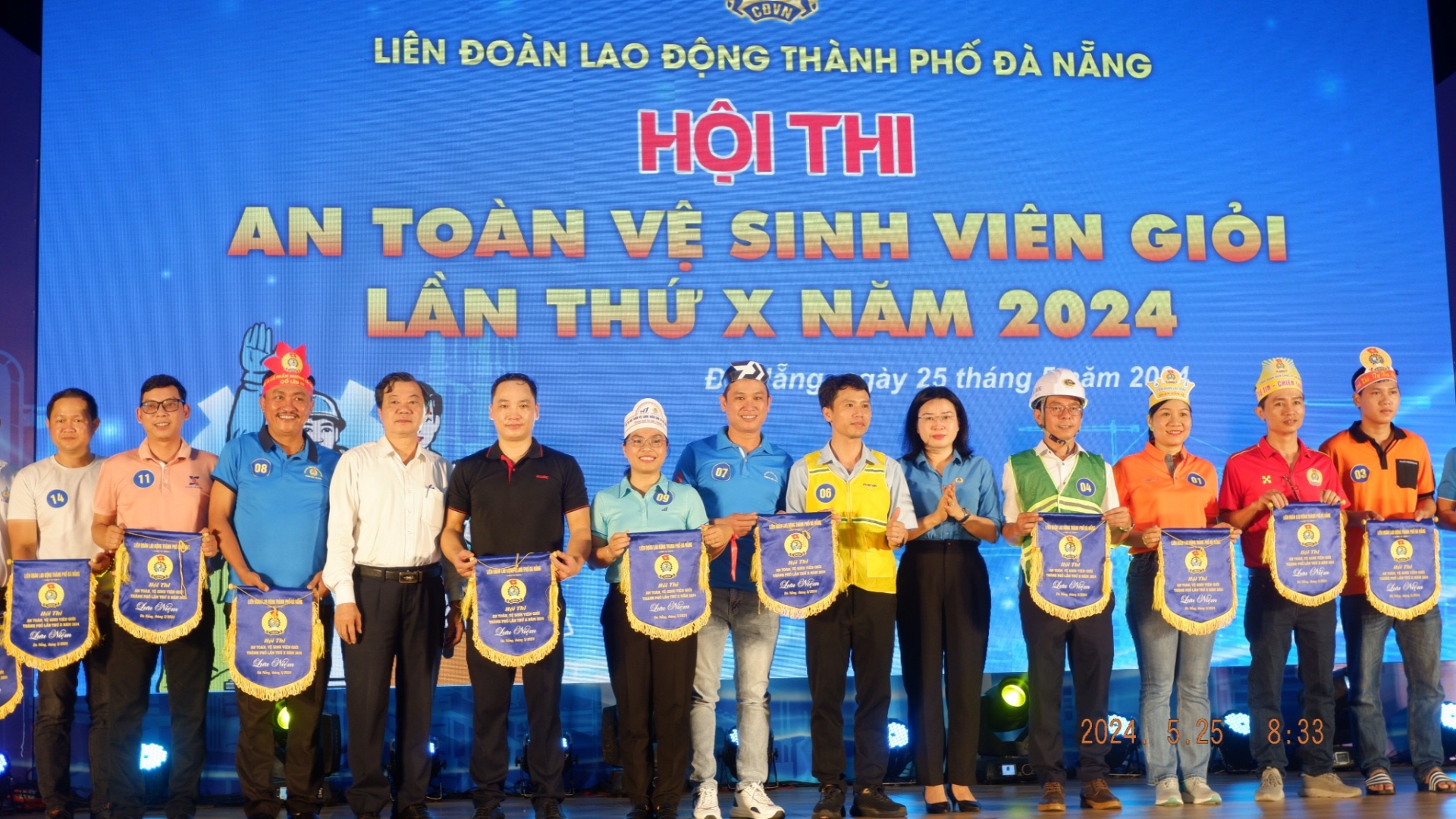Nằm trong chuỗi các hoạt động của Tháng Công nhân, LĐLĐ thành phố tổ chức Hội thi An toàn, vệ sinh viên giỏi thành phố Đà Nẵng lần thứ X năm 2024.