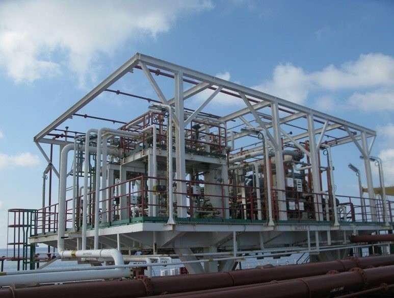 Hệ thống thu gom khí hydrocarbon của Vietsovpetro.