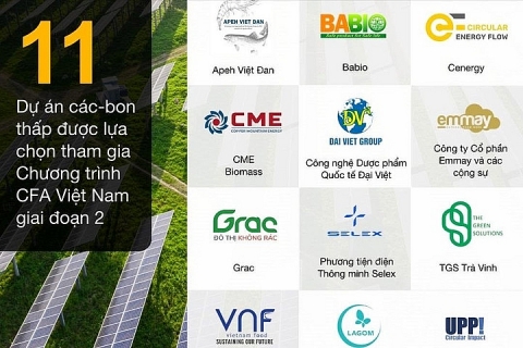 Các dự án cacbon thấp trong lĩnh vực năng lượng, quản lý chất thải và cơ hội cho các doanh nghiệp Việt Nam