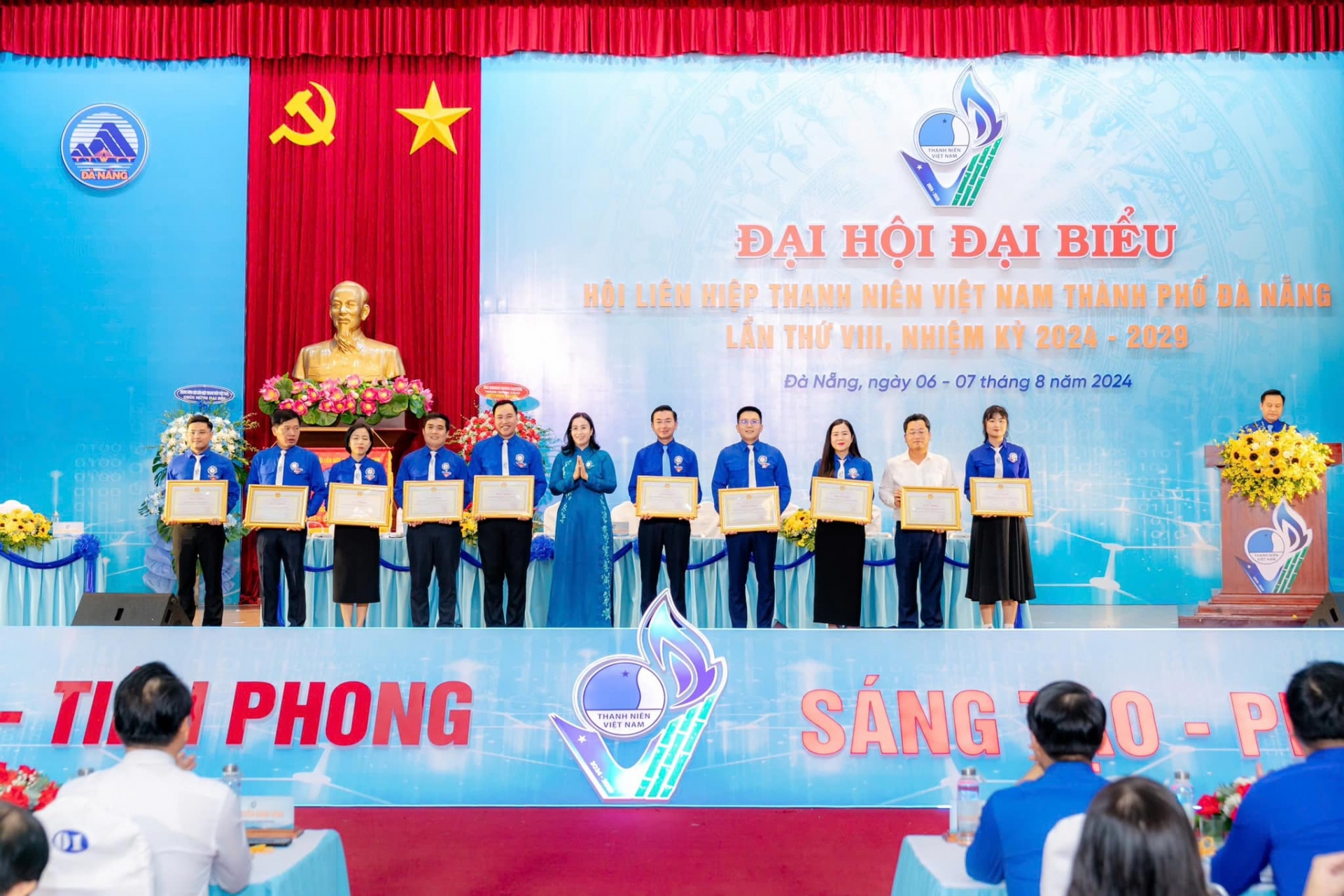 Trong 2 ngày 6/8 và 7/8, Đại hội đại biểu Hội Liên hiệp Thanh niên Việt Nam thành phố Đà Nẵng lần thứ VIII, nhiệm kỳ 2024 – 2029 đã diễn ra thành công tốt đẹp.