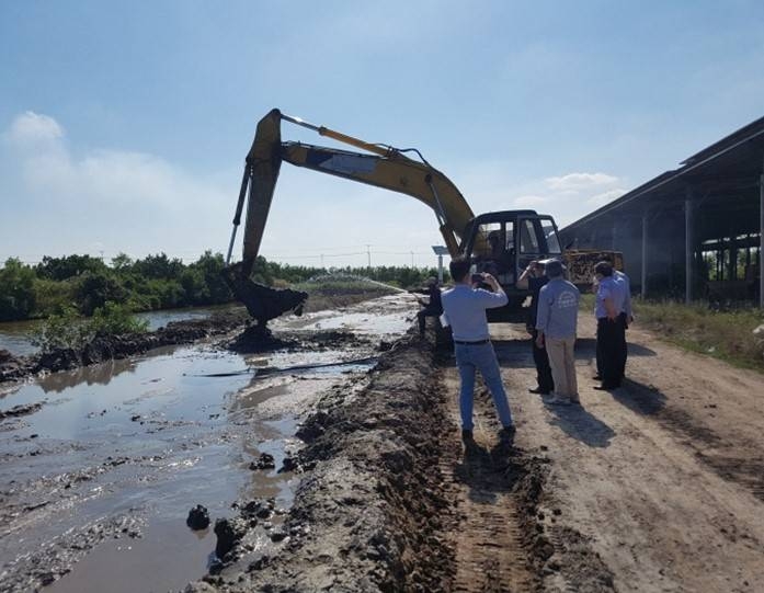 Tái chế đất bùn thành tài nguyên giá trị.