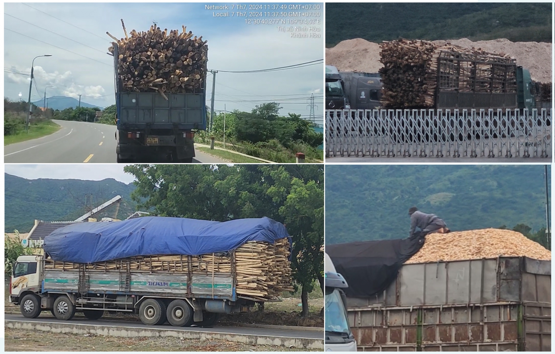 Khánh Hòa: Xe vận chuyển hàng hóa tác động tới môi trường, môi sinh của người dân