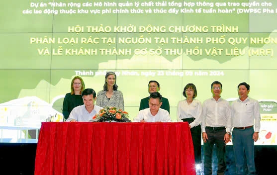 Thành phố Quy Nhơn (Bình Định): Hội thảo khởi động chương trình phân loại rác tại nguồn