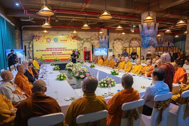 Tây Ninh: Đoàn đại biểu Vesak 2025 đến thăm và làm việc tại núi Bà Đen.