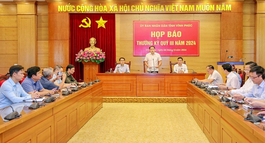 Vĩnh Phúc: Kinh tế - xã hội 9 tháng năm 2024 phục hồi mạnh, thu ngân sách đạt 20.535 tỷ đồng