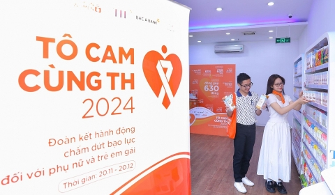 Tô cam cùng TH 2024: Hành động chấm dứt bạo lực đối với phụ nữ và trẻ em gái