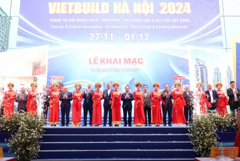 Gần 900 gian hàng tham gia Triển lãm Quốc tế Vietbuild Hà Nội 2024