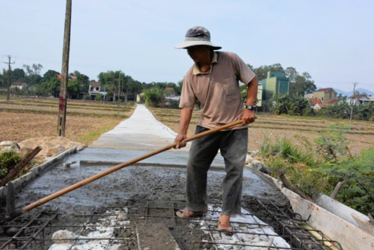 Nhân dân đồng thuận, sẵn sàng góp công, góp sức, góp kinh phí xây dựng quê hương NTM