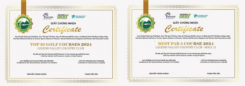 Legend Valley Country Club - Top 10 Sân Gôn Tốt Nhất Việt Nam 2024 Legend Valley Country Club - Top 10 Sân Gôn Tốt Nhất Việt Nam 2024