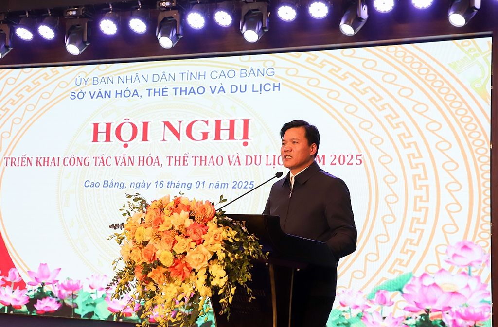 Hội nghị triển khai công tác Văn hóa, Thể thao và Du lịch năm 2025 Hội nghị triển khai công tác Văn hóa, Thể thao và Du lịch năm 2025