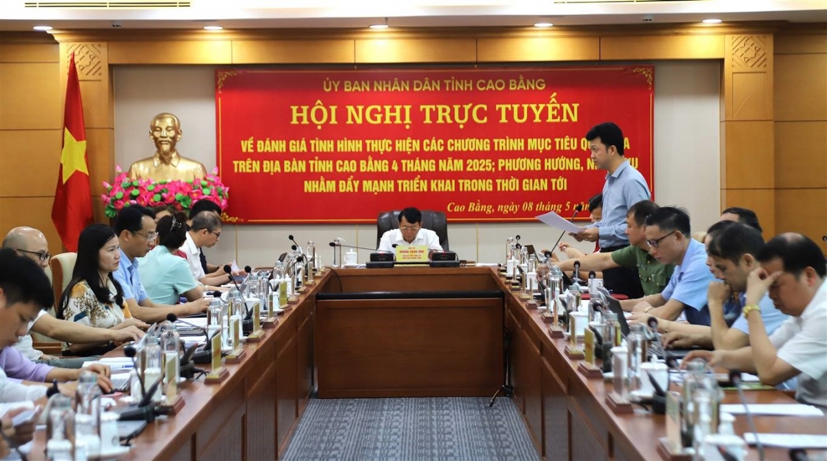 Cao Bằng: Tập trung đẩy nhanh tiến độ các Chương trình mục tiêu quốc gia trên địa bàn tỉnh 4 tháng đầu năm 2025 Cao Bằng: Tập trung đẩy nhanh tiến độ các Chương trình mục tiêu quốc gia trên địa bàn tỉnh 4 tháng đầu năm 2025
