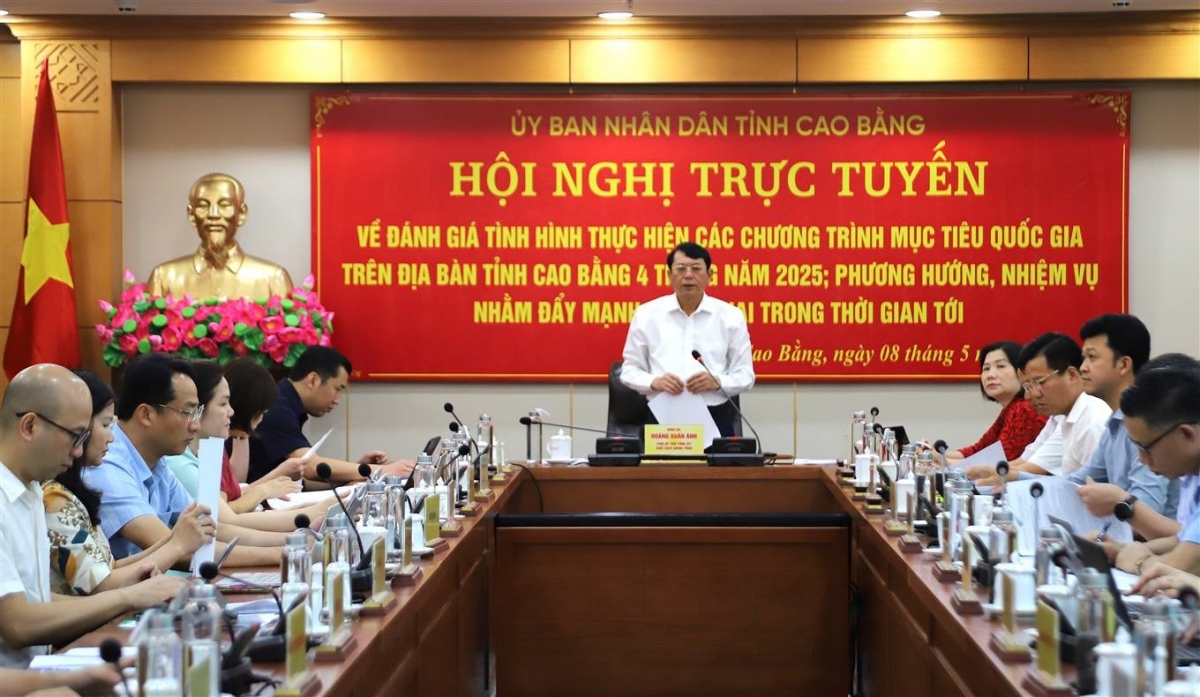 Cao Bằng: Tập trung đẩy nhanh tiến độ các Chương trình mục tiêu quốc gia trên địa bàn tỉnh 4 tháng đầu năm 2025 Cao Bằng: Tập trung đẩy nhanh tiến độ các Chương trình mục tiêu quốc gia trên địa bàn tỉnh 4 tháng đầu năm 2025