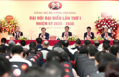 Đại hội đại biểu Đảng bộ Bộ Công Thương lần thứ I, nhiệm kỳ 2025 - 2030