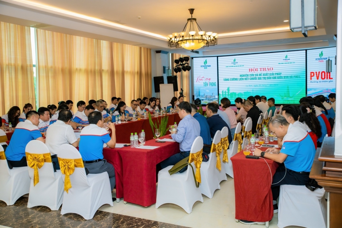 Hội thảo tăng cường liên kết chuỗi giá trị dầu khí giữa BSR và PVOIL