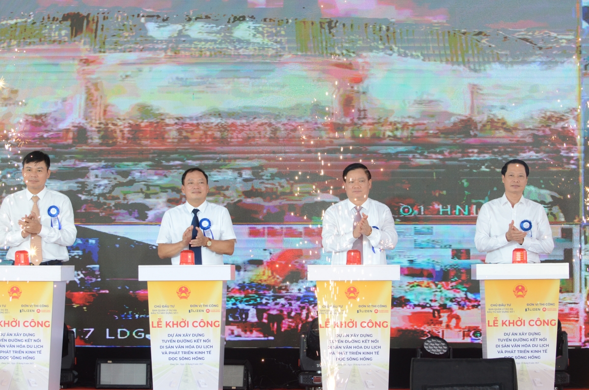 Hưng Yên khởi công 03 dự án trọng điểm chào mừng 80 năm Cách mạng tháng 8 và Quốc khánh 2/9