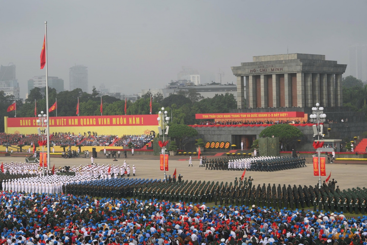 [Ảnh] Toàn cảnh lễ diễu binh, diễu hành kỷ niệm 80 năm Cách mạng Tháng Tám thành công và Quốc khánh 2/9