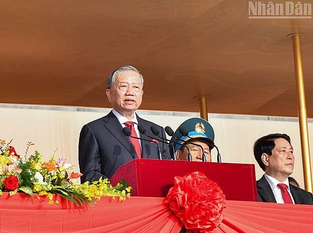 [Ảnh] Toàn cảnh lễ diễu binh, diễu hành kỷ niệm 80 năm Cách mạng Tháng Tám thành công và Quốc khánh 2/9