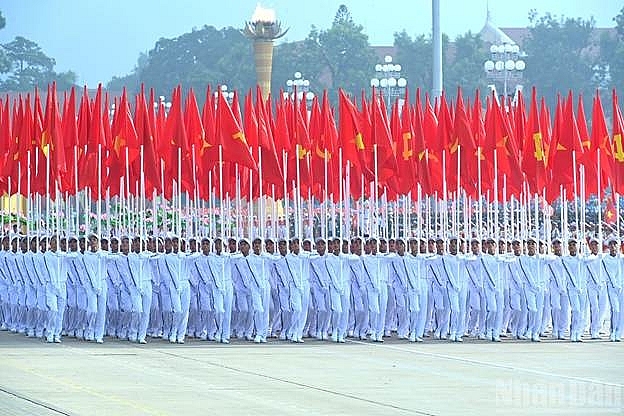 [Ảnh] Toàn cảnh lễ diễu binh, diễu hành kỷ niệm 80 năm Cách mạng Tháng Tám thành công và Quốc khánh 2/9