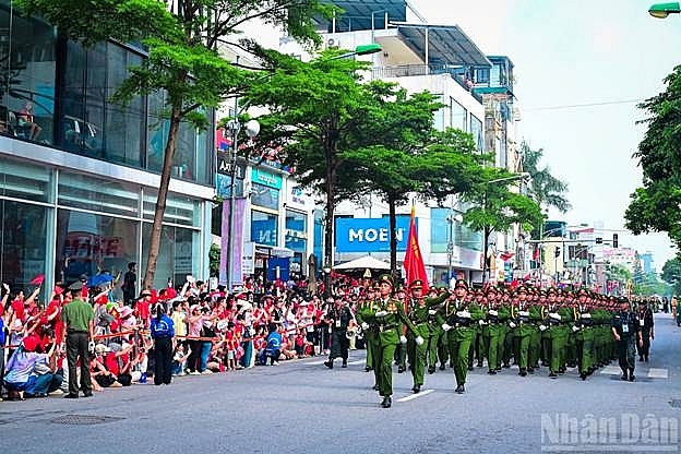 [Ảnh] Toàn cảnh lễ diễu binh, diễu hành kỷ niệm 80 năm Cách mạng Tháng Tám thành công và Quốc khánh 2/9