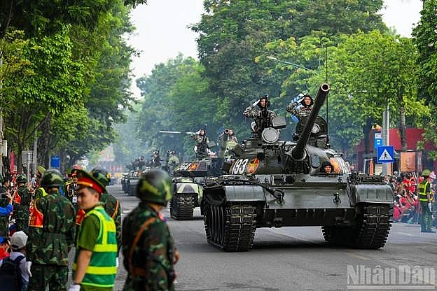 [Ảnh] Toàn cảnh lễ diễu binh, diễu hành kỷ niệm 80 năm Cách mạng Tháng Tám thành công và Quốc khánh 2/9