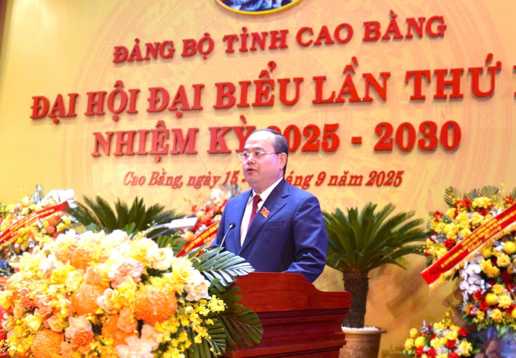 399 đại biểu chính thức tham dự Đại hội đại biểu Đảng bộ tỉnh Cao Bằng lần thứ XX, nhiệm kỳ 2025 – 2030