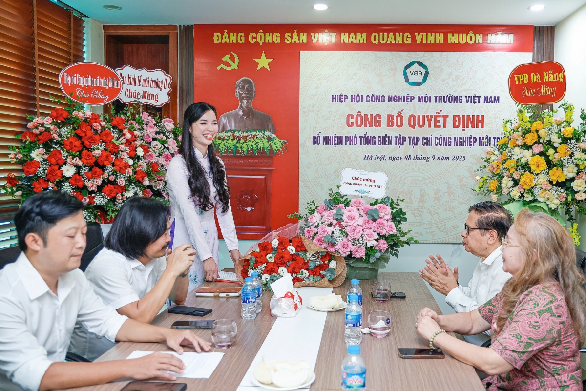 Tân Phó Tổng biên tập phát biểu nhận nhiệm vụ