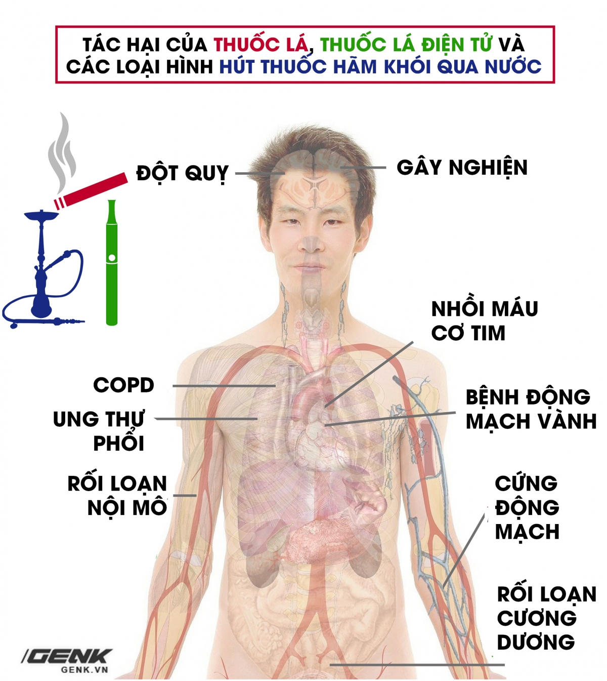 Những tác hại khôn lường từ thuốc lá