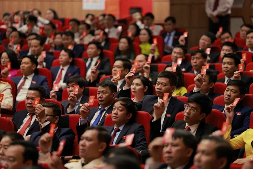 500 đại biểu tham dự Đại hội đại biểu Đảng bộ tỉnh Phú Thọ lần thứ I, nhiệm kỳ 2025-2030