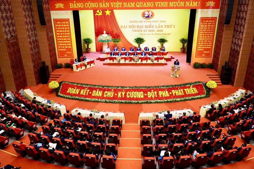 500 đại biểu tham dự Đại hội đại biểu Đảng bộ tỉnh Phú Thọ lần thứ I, nhiệm kỳ 2025-2030