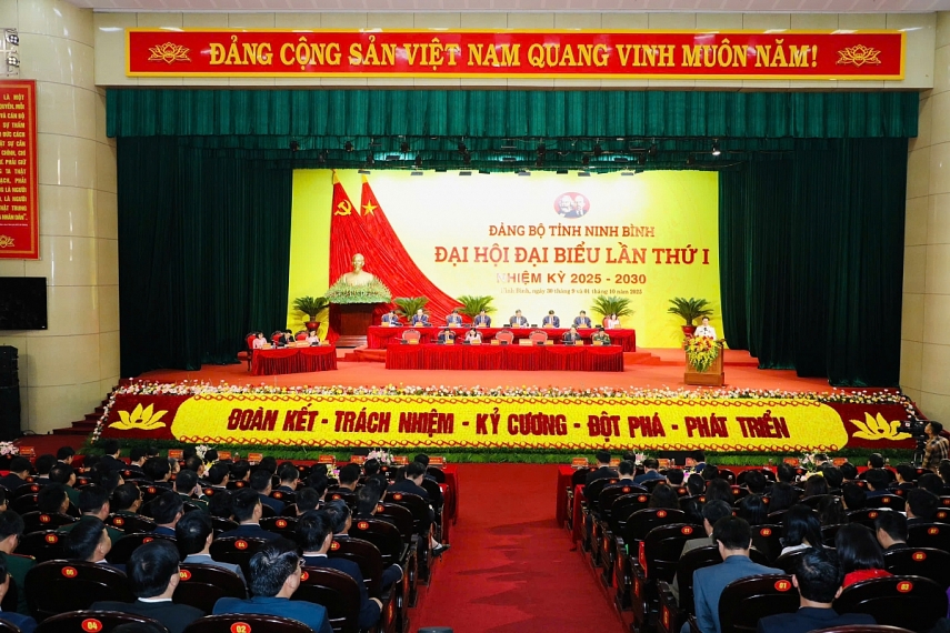 Đại hội đại biểu Đảng bộ tỉnh Ninh Bình lần thứ I: Mốc son lịch sử sau sáp nhập