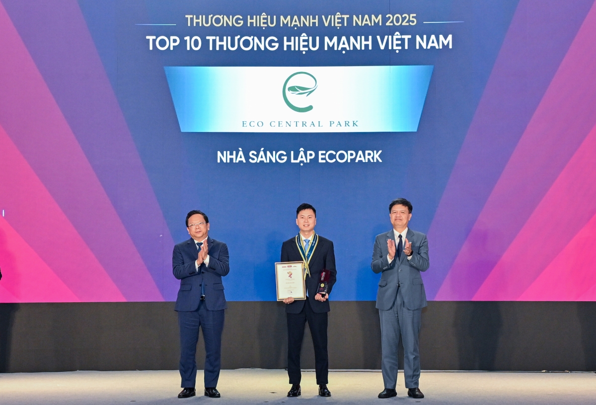 Nhà sáng lập Ecopark là Thương hiệu mạnh Việt Nam 2025