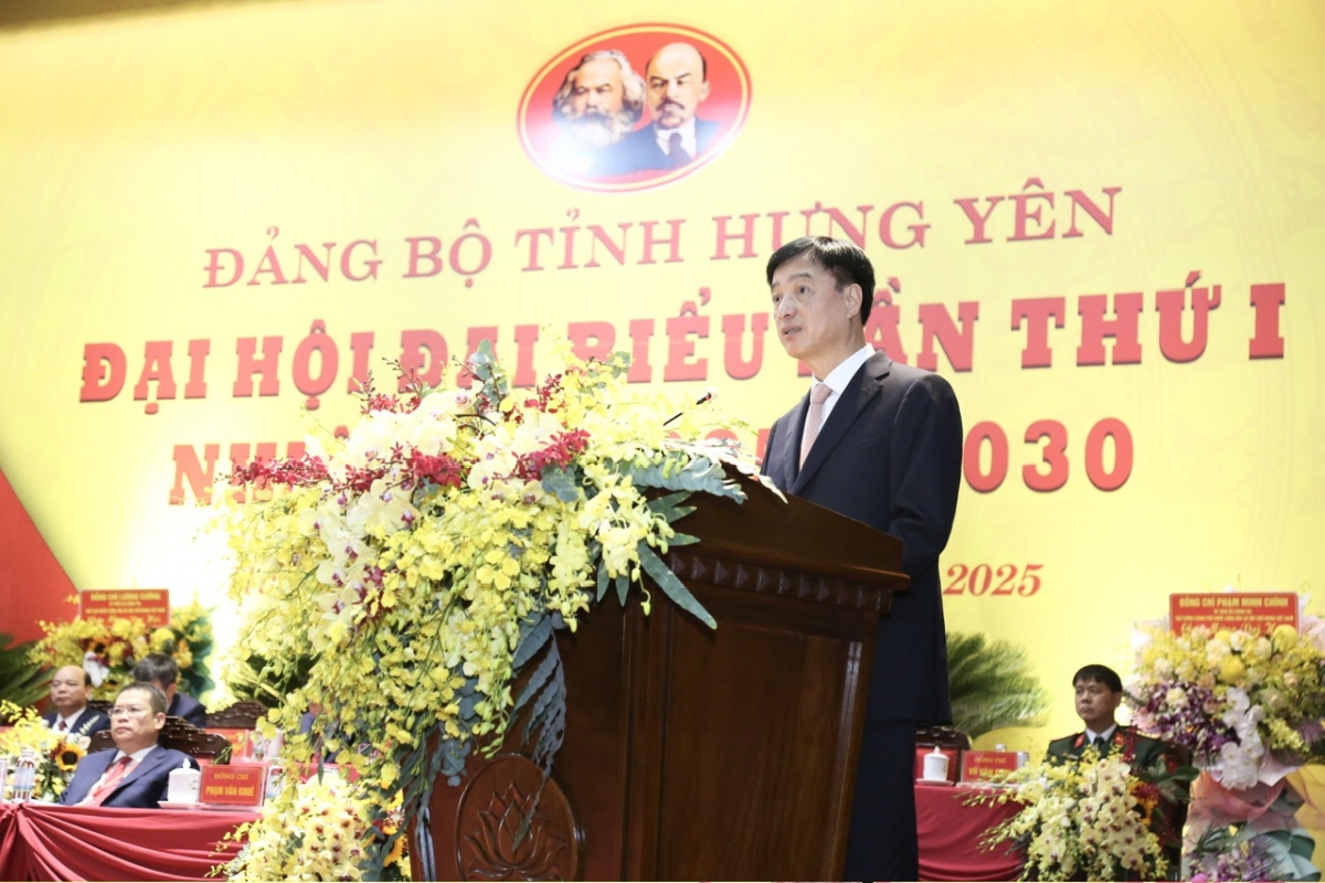 Đại hội đại biểu Đảng bộ tỉnh Hưng Yên lần thứ I, nhiệm kỳ 2025 - 2030 thành công tốt đẹp