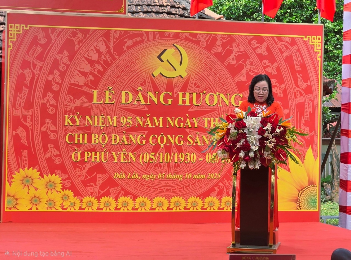 Kỷ niệm 95 năm Ngày thành lập Chi bộ Đảng Cộng sản đầu tiên tại Phú Yên Kỷ niệm 95 năm Ngày thành lập Chi bộ Đảng Cộng sản đầu tiên tại Phú Yên