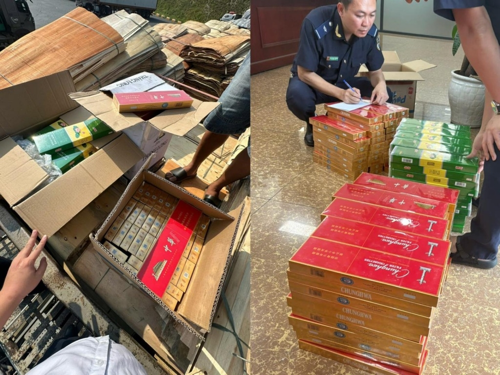 Hải quan Lào Cai bắt giữ gần 1.500 bao thuốc lá nhập lậu qua cửa khẩu quốc tế Kim Thành