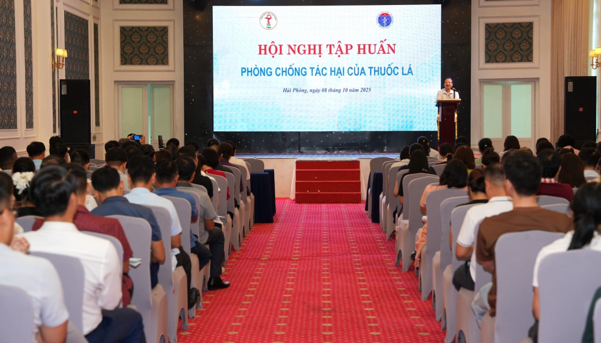 Hải Phòng nâng cao năng lực phòng, chống tác hại thuốc lá cho đội ngũ cán bộ y tế