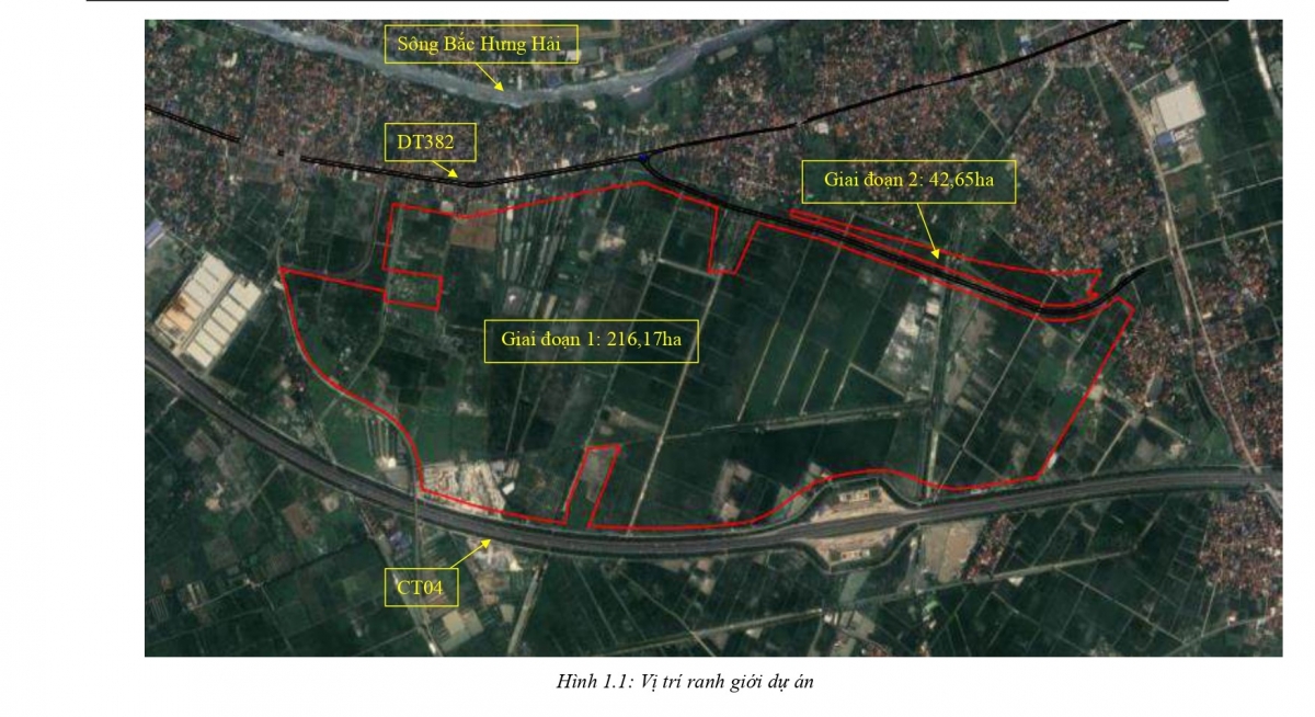 Khu công nghiệp số 1 sẽ có 30% quỹ đất để thu hút đầu tư về công nghệ cao, cụm công trình xử lý nước thải 4.000m3/ngày đêm