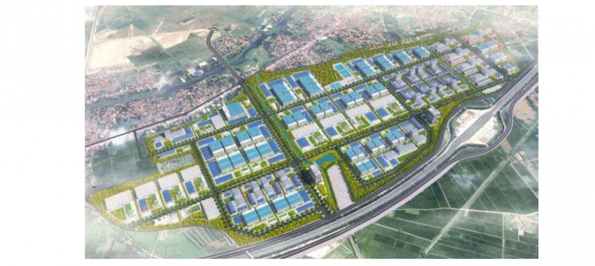 Khu công nghiệp số 1 sẽ có 30% quỹ đất để thu hút đầu tư về công nghệ cao, cụm công trình xử lý nước thải 4.000m3/ngày đêm