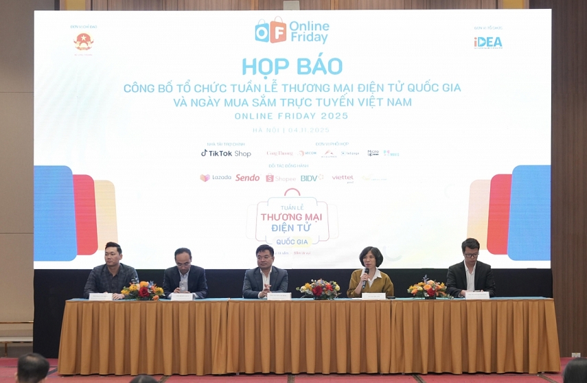 Công bố Tuần lễ thương mại điện tử quốc gia và Ngày mua sắm trực tuyến Việt Nam - Online Friday 2025